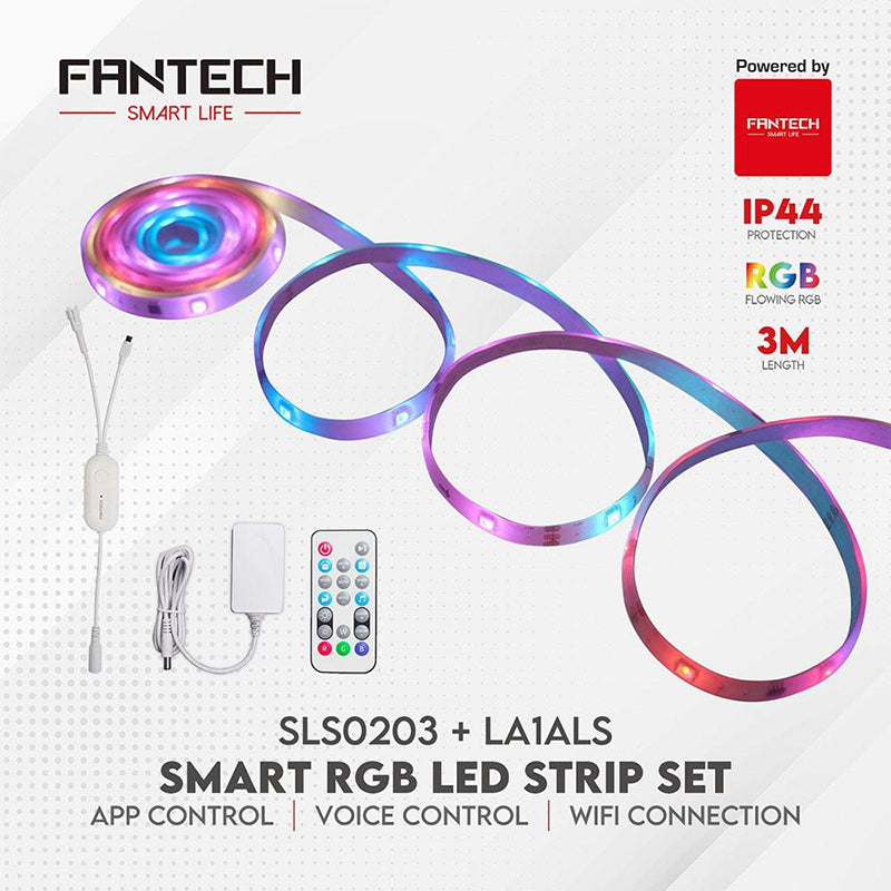 Fantech RGB LED STRIP SET SLS0203 + LA1ALS 6M Fantech RGB LED STRIP SET SLS0203 + LA1ALS 6M